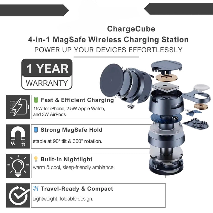 MagDock Pro 4-in-1 Charging Station
